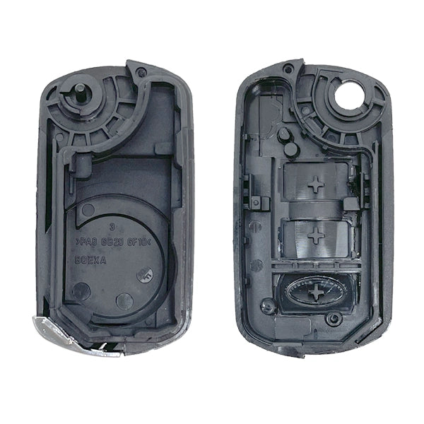 Carcasa De Mando Plegable 3 Botones Land Rover - Perfil Hu101