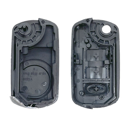 Carcasa De Mando Plegable 3 Botones Land Rover - Perfil Hu101