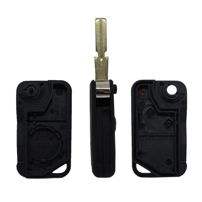 Folding Remote Control Shell Land Rover 2 Button  - Hu58 Profile