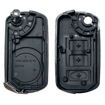 Carcasa De Mando Plegable 3 Botones Land Rover - Perfil Hu92R