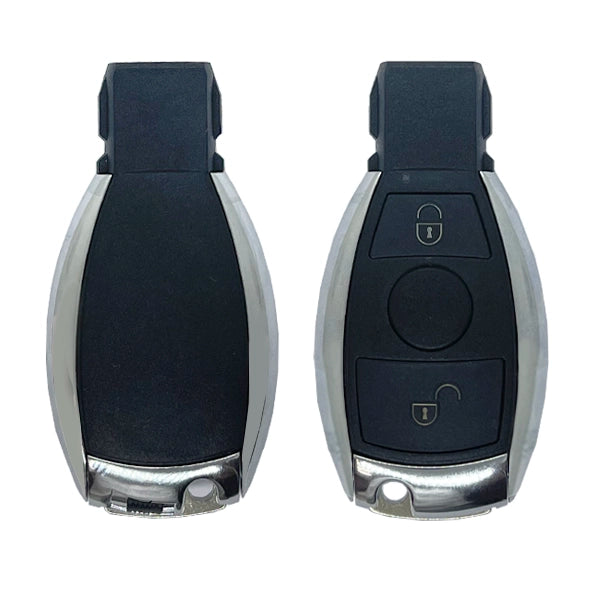 Carcasa De Mando Insertable 2 Botones Mercedes Benz - Perfil Hu64