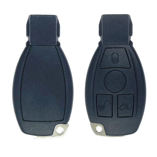 Carcasa De Mando Insertable 3 Botones Mercedes Benz - Perfil Hu64