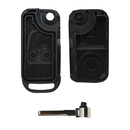 Carcasa De Mando Plegable 3 Botones Mercedes Benz - Perfil Hu64