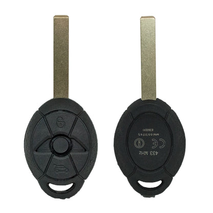 Carcasa De Mando Fijo 3 Botones Mini - Perfil Hu92R