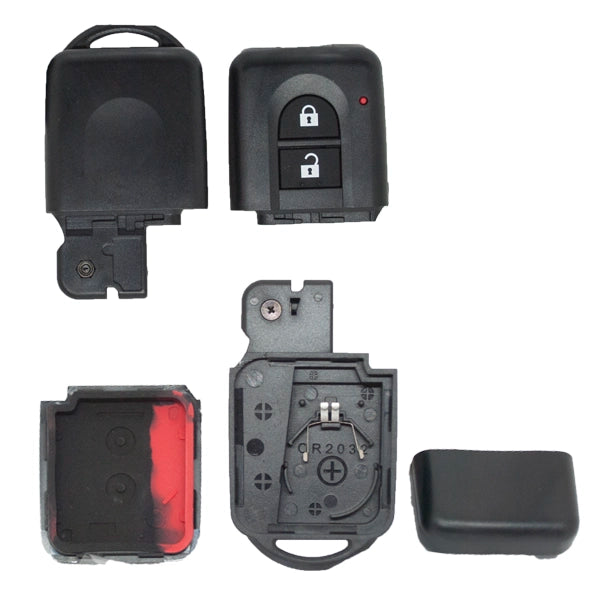Carcasa De Mando Keyless 2 Botones Nissan - Perfil Nsn14