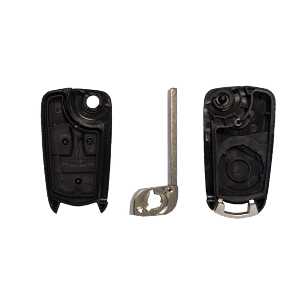 Coque Télécommande Pliable 2 Boutons Opel (Lame Hu100)