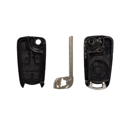 Coque Télécommande Pliable 2 Boutons Opel (Lame Hu100)