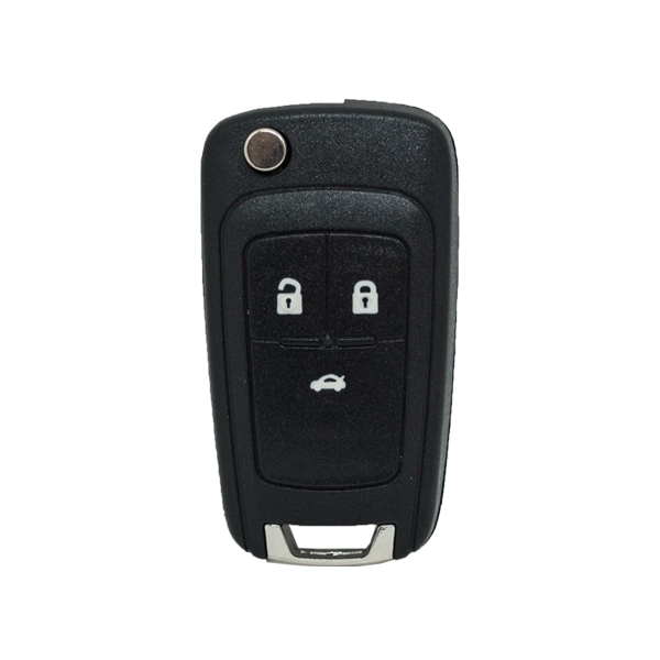 Coque Télécommande Pliable 3 Boutons Opel (Lame Hu100)