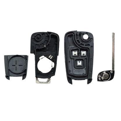 Coque Télécommande Pliable 3 Boutons Opel (Lame Hu100)