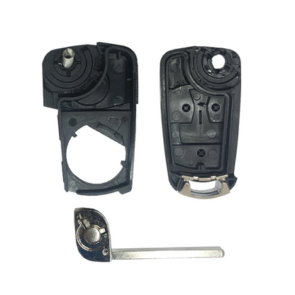 Coque Télécommande Pliable 3 Boutons Opel (Lame Hu100)