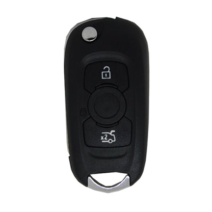 Folding Remote Control Shell Opel 3 Button  - Hu100 Profile