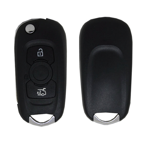 Folding Remote Control Shell Opel 3 Button  - Hu100 Profile