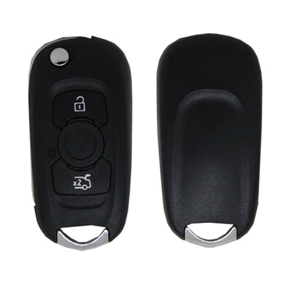 Folding Remote Control Shell Opel 3 Button  - Hu100 Profile