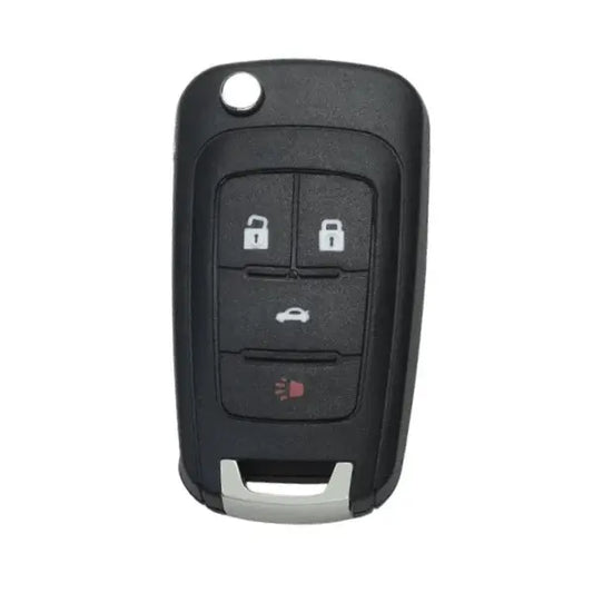 Caixa de controle remoto dobrável Opel 3+1 botões - Perfil Hu100