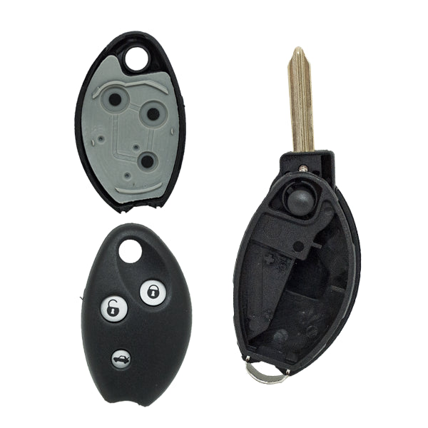 Carcasa De Mando Plegable 3 Botones Citroen Psa - Perfil Sx9