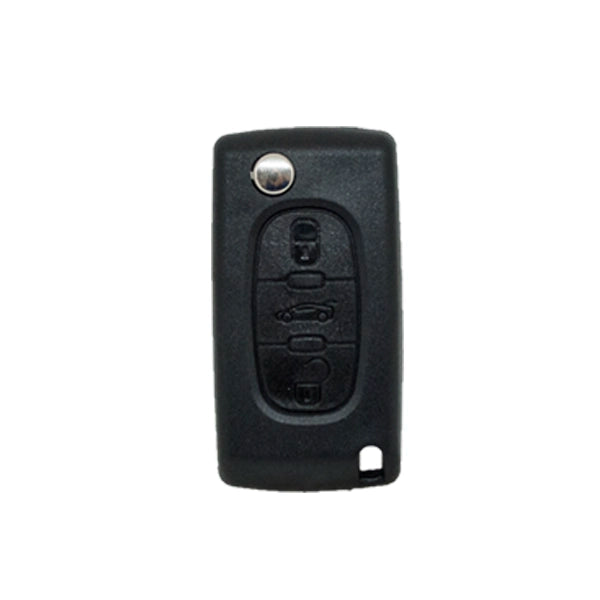 Coque Télécommande Pliable 3 Boutons Psa (Lame Hu83)