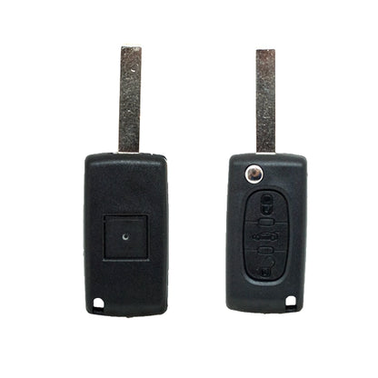 Coque Télécommande Pliable 3 Boutons Psa (Lame Hu83)