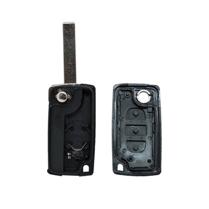 Coque Télécommande Pliable 3 Boutons Psa (Lame Hu83)