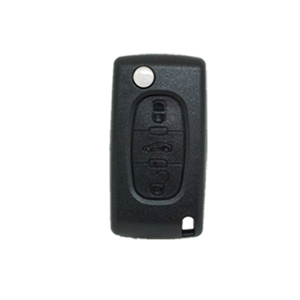 Coque Télécommande Pliable 3 Boutons Psa (Lame Hu83)