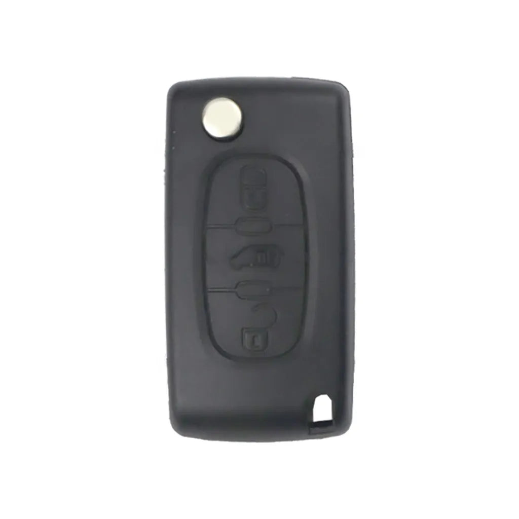 Folding Remote Control Shell 3 Buttons Citroen Peugeot Fiat Psa - Va2 Profile