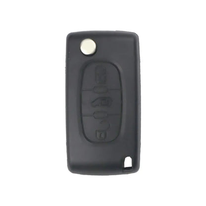 Folding Remote Control Shell 3 Buttons Citroen Peugeot Fiat Psa - Va2 Profile