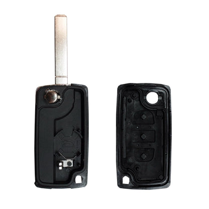 Folding Remote Control Shell 3 Buttons Citroen Peugeot Fiat Psa - Va2 Profile