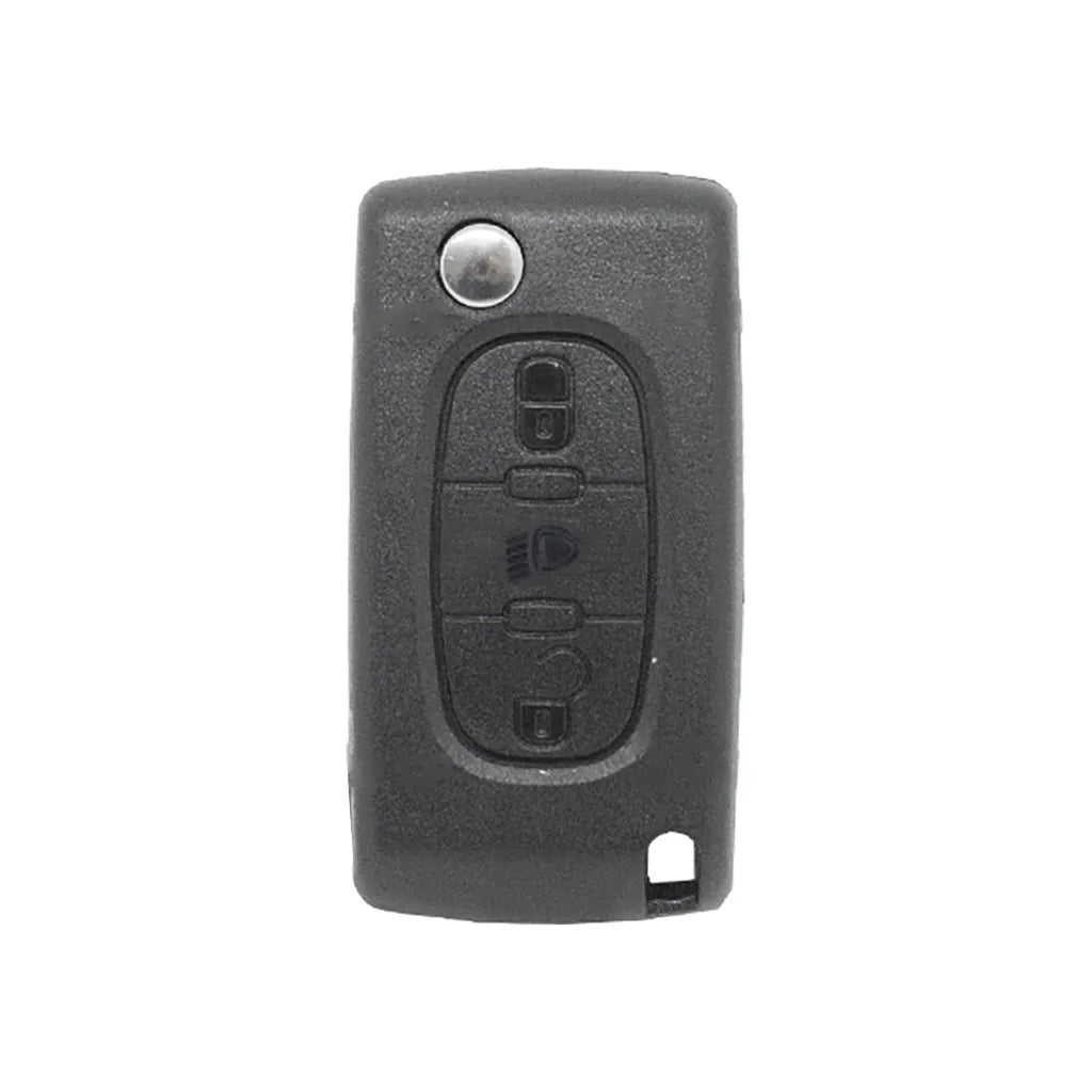 Carcasa De Mando Plegable Citroen 3 Botones - Perfil Va2