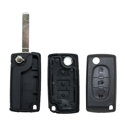 Carcasa De Mando Plegable Citroen 3 Botones - Perfil Va2