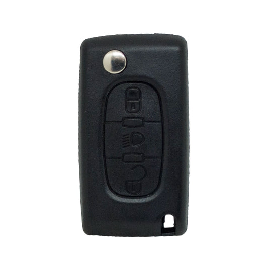 Carcasa De Mando Plegable Citroen 3 Botones - Perfil Hu83