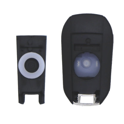 Carcasa De Mando Plegable 3 Botones Citroen Peugeot - Perfil Hu83 Baul