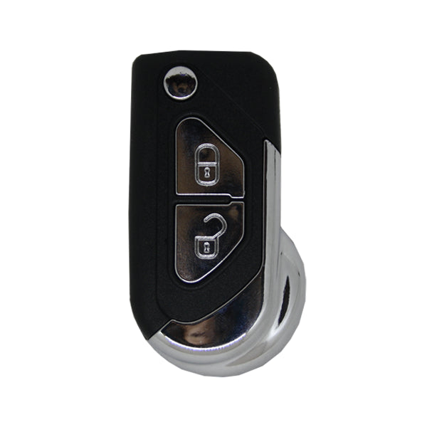 Guscio di Comando Pieghevole 2 Pulsanti Peugeot Citroen