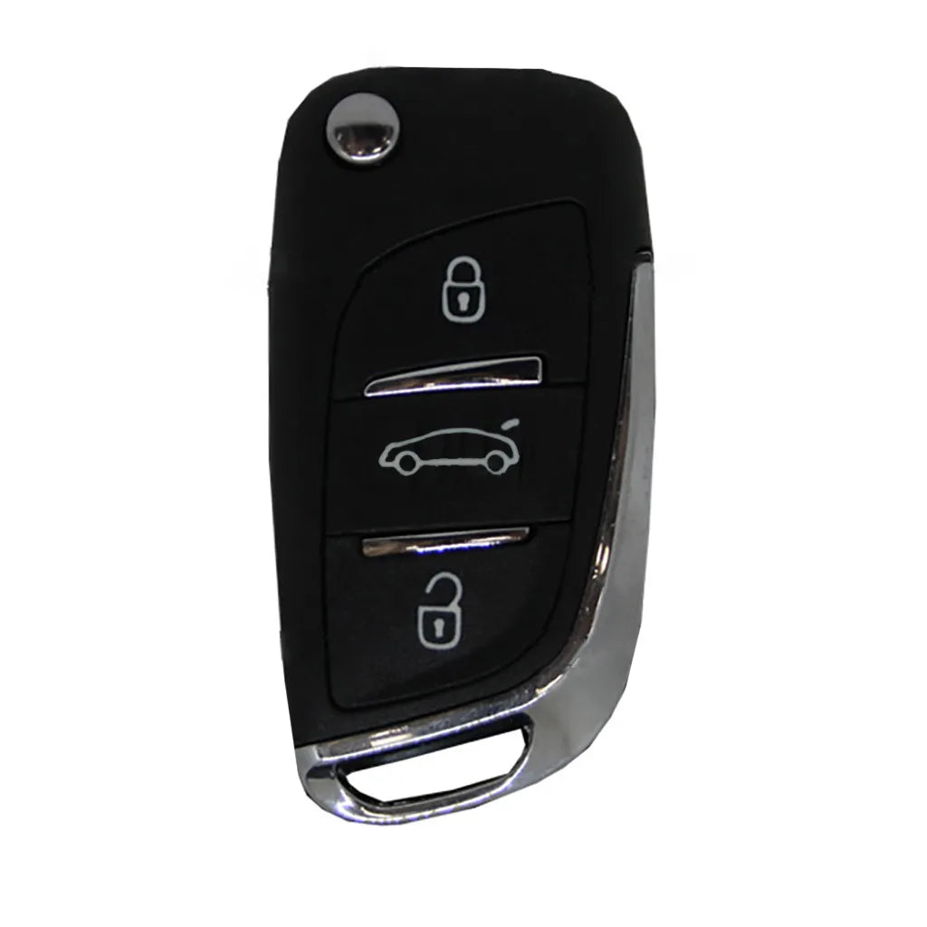 Folding Remote Control Shell Citroen 3 Button - Hu83 Profile