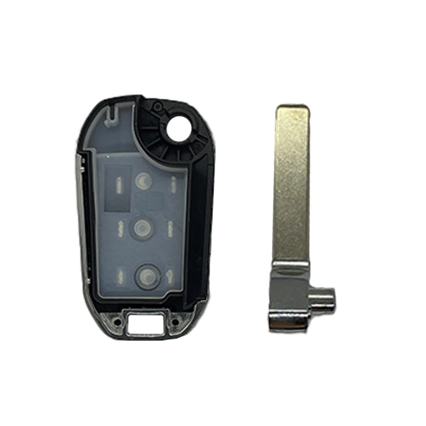 Carcasa De Mando Plegable 3 Botones Peugeot - Perfil Hu83 Luz