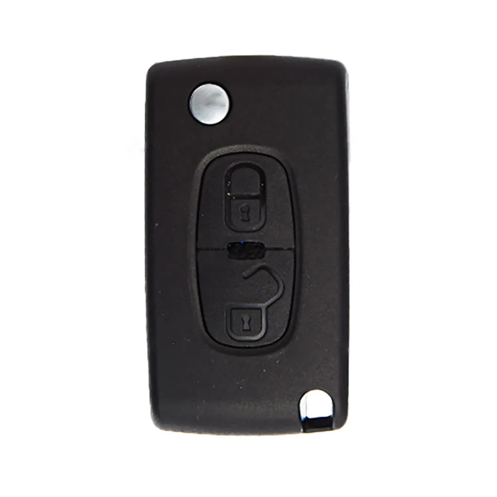 Carcasa De Mando Plegable 2 Botones Citroen / Peugeot - Perfil Mit11R