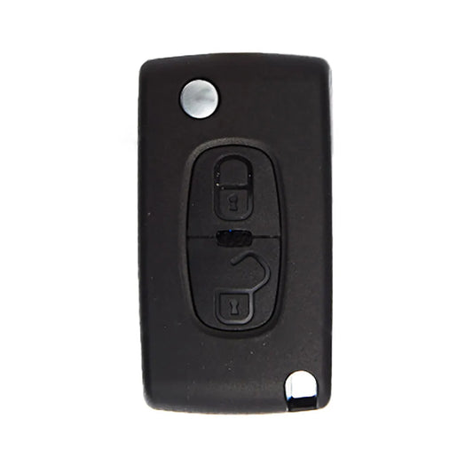 Carcasa De Mando Plegable 2 Botones Citroen / Peugeot - Perfil Mit11R
