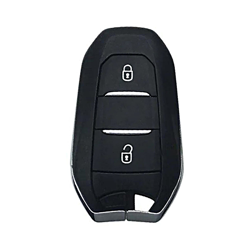 Carcasa De Mando Keyless 3 Botones Peugeot - Perfil Hu83