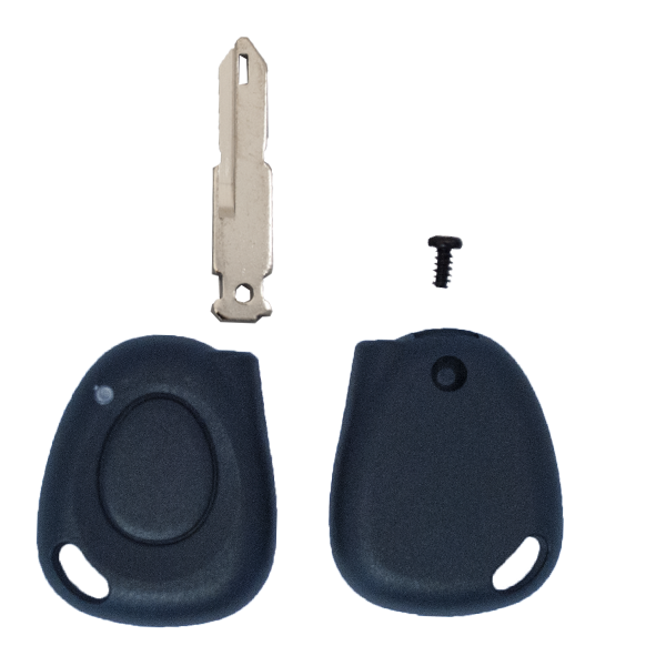 Renault 1 Button Fixed Remote Control Housing - Vac102 Profile