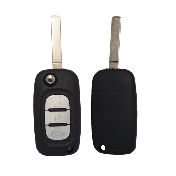 Carcasa De Mando Plegable 3 Botones Renault - Perfil Va2