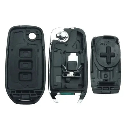 Guscio telecomando pieghevole Renault 3 pulsanti - Profilo Va2