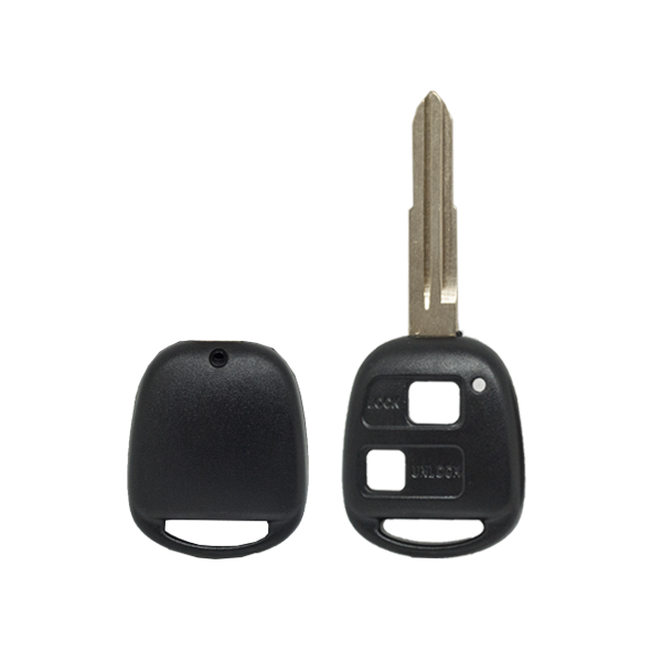 Carcasa De Mando Fijo 2 Botones Toyota - Perfil Toy41R / Toy38R