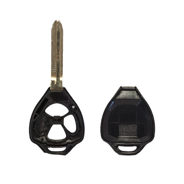 Toyota 3 Button Fixed Remote Control Housing - Toy43 Profile
