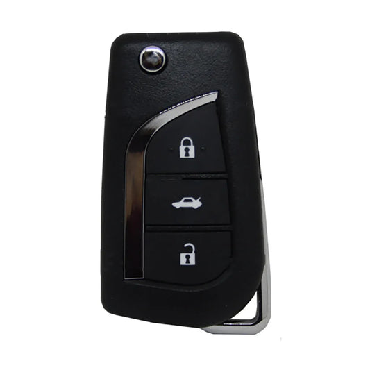 Carcasa De Mando Plegable 3 Botones Toyota - Perfil Va2