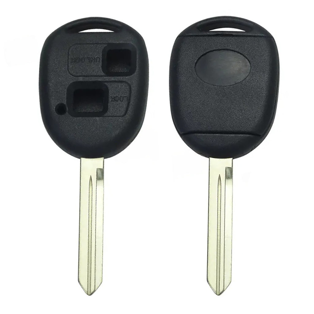 High Quality Toyota 2 Button Fixed Remote Control Shell - Toy47 Profile