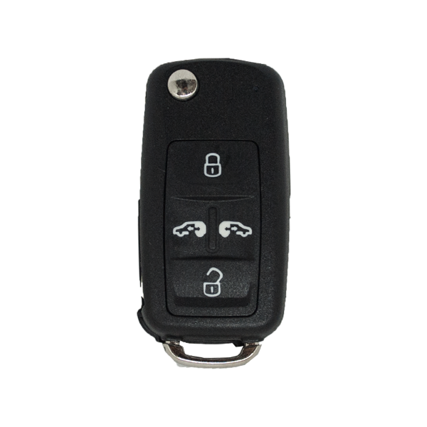 Carcasa De Mando Plegable 4+1 Botones Volkswagen - Perfil Hu66