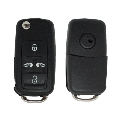 Carcasa De Mando Plegable 4+1 Botones Volkswagen - Perfil Hu66