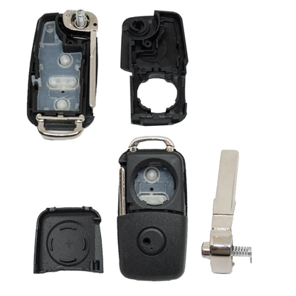 Carcasa De Mando Plegable 4+1 Botones Volkswagen - Perfil Hu66