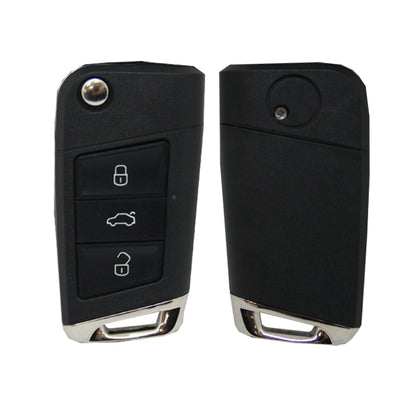 Caixa de controle remote dobrável Volkswagen  3 botões