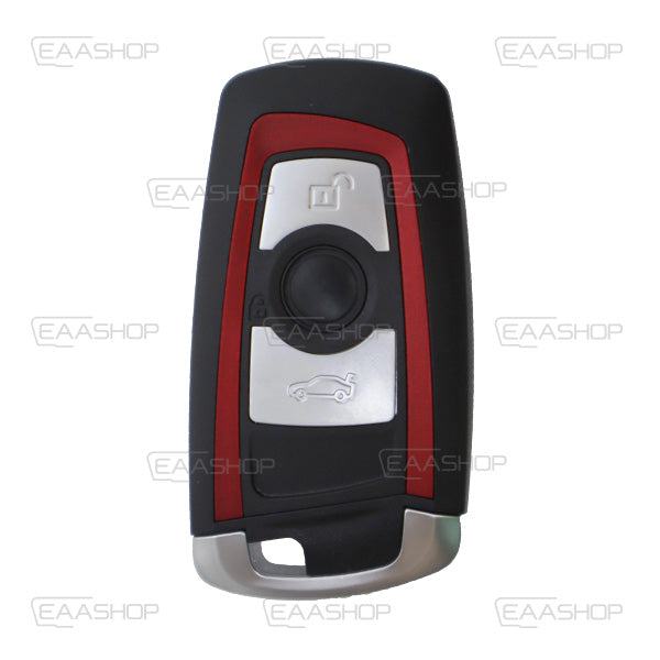 Bmw 3 Button Keyless Remote Control Shell - Hu100R Red Profile