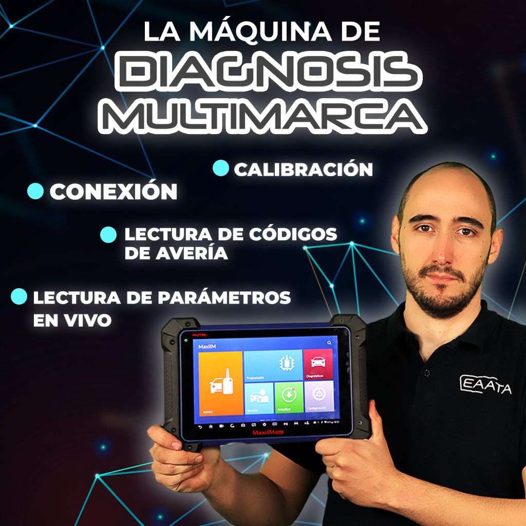 A máquina de diagnóstico multimarca