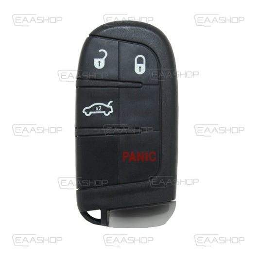 Carcasa De Mando Keyless 3+1 Botones Fiat - Perfil Sip22